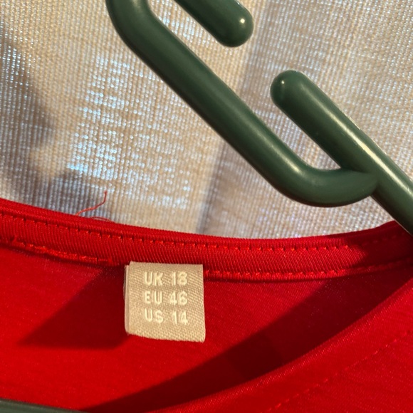 Beautiful ASOS RedMaxi Dress US 14 - Picture 5 of 8